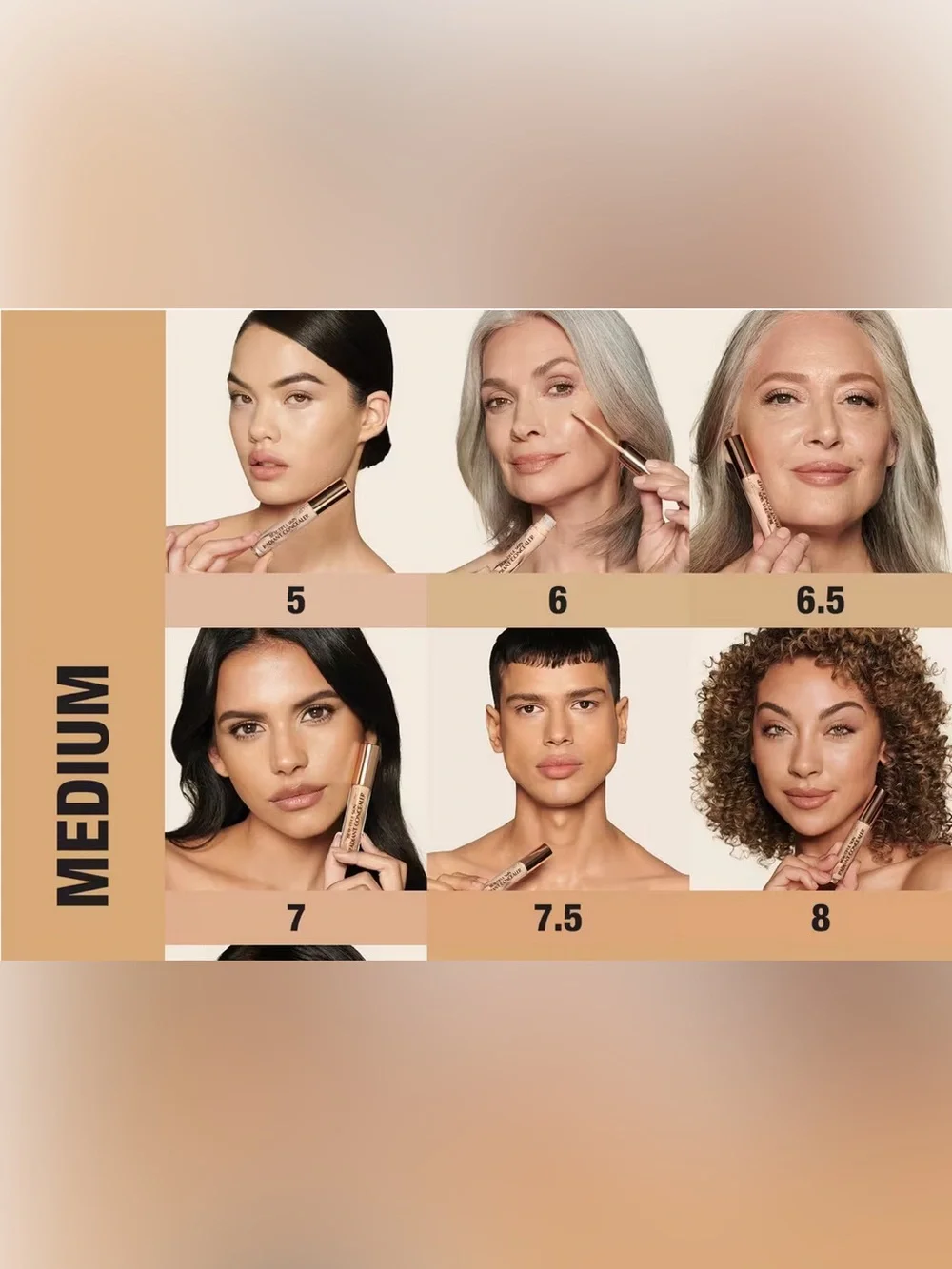 Charlotte Tilbury Beautiful Skin Concealer- 6 Medium